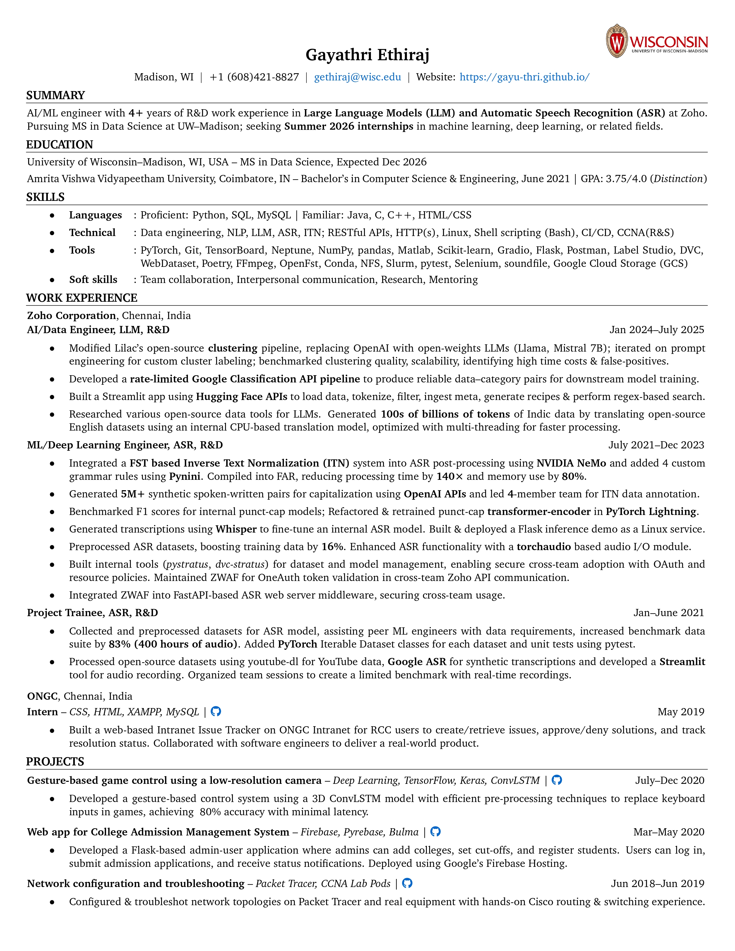 Gayathri Ethiraj Resume